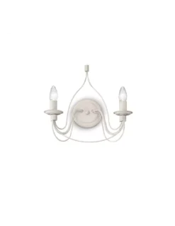 Applique Double Corte Blanc Patiné, Ideal Lux