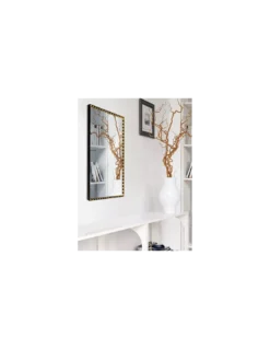 Applique Miroir Vanity Square Noire, Le Deun Luminaires