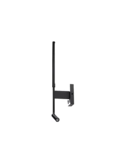 Applique Murale Liseuse Avec Tête Basculante Rotative Noire Lizzy, Nexel