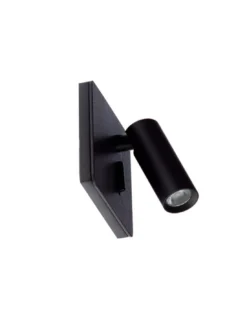 Applique Murale Liseuse Orientable Noire Benny 3, Nexel