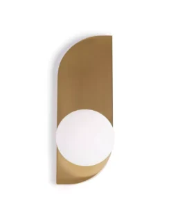 Applique Valbo Doré/Blanc