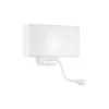 Applique/Liseuse Hotel Blanche, Ideal Lux -Deco En Ligne Soldes appliqueliseuse hotel blanche ideal lux