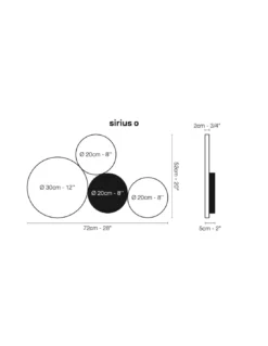 Applique/Plafonnier Sirius O Noir, Le Deun Luminaires -Deco En Ligne Soldes appliqueplafonnier sirius o noir le deun luminaires 2