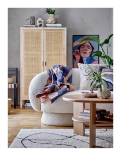 Armoire En Cannage Naturel Marikka, Bloomingville -Deco En Ligne Soldes armoire en cannage naturel marikka bloomingville 2