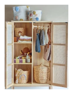 Armoire En Cannage Naturel Marikka, Bloomingville -Deco En Ligne Soldes armoire en cannage naturel marikka bloomingville 3