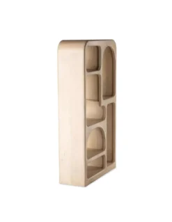 Bibliothèque Beige En Bois -Deco En Ligne Soldes bibliotheque beige en bois 2