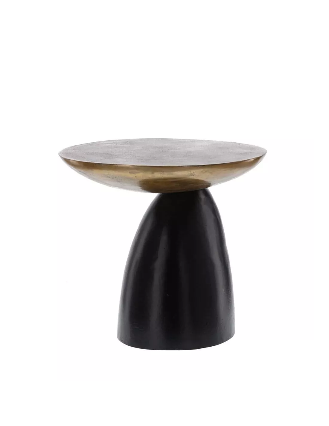 Bout De Canapé Noir Et Doré Patiné 4 Bout De Canapé Noir Et Doré Patiné – Image 2