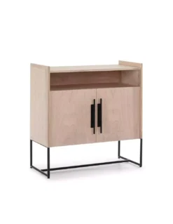 Buffet 2 Portes Bois Naturel 90cm, Thai Natura