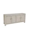 Buffet 4 Portes Patiné Tampere 180cm -Deco En Ligne Soldes buffet 4 portes patine blanc 180cm
