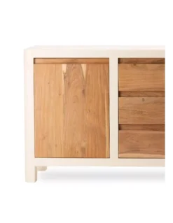 Buffet écru 2 Portes 3 Tiroirs Comino 11 Buffet écru 2 Portes 3 Tiroirs Comino -Deco En Ligne Soldes buffet ecru 2 portes 3 tiroirs comino 4