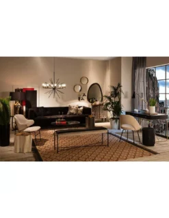 Bureau Bois Noir/doré, Thai Natura -Deco En Ligne Soldes bureau bois noirdore thai natura 1