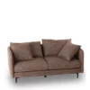 Canapé 2 Places Modène Marron Chiné