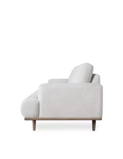 Canapé 2 Places Nova Blanc -Deco En Ligne Soldes canape 2 places riga blanc 2