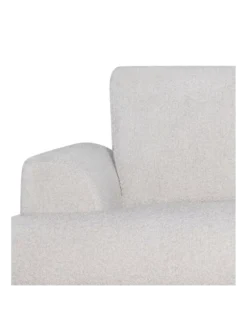 Canapé 2 Places Nova Blanc -Deco En Ligne Soldes canape 2 places riga blanc 3