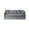 Canapé 3 Places Cosy Anthracite -Deco En Ligne Soldes canape 3 places anthracite en lin