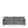 Canapé 3 Places Modène Gris -Deco En Ligne Soldes canape 3 places modene gris