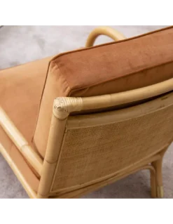 Canapé Rotin/velours 3 Places Riviera, KOK Maison -Deco En Ligne Soldes canape rotinvelours 3 places riviera kok maison 5