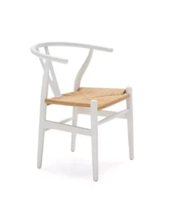 Chaise Blanche En Bois, Thai Natura