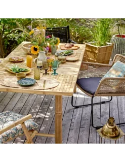 Chaise Exterieur Avec Accoudoirs Mundo Beige, Bloomingville -Deco En Ligne Soldes chaise exterieur avec accoudoirs mundo beige bloomingville 1