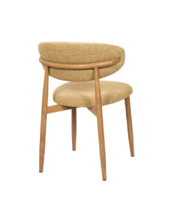 Chaise Georgia Moutarde Pied Naturel -Deco En Ligne Soldes chaise georgia moutarde pied naturel 3