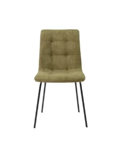 Chaise Kaki Liona -Deco En Ligne Soldes chaise matelassee kaki 3