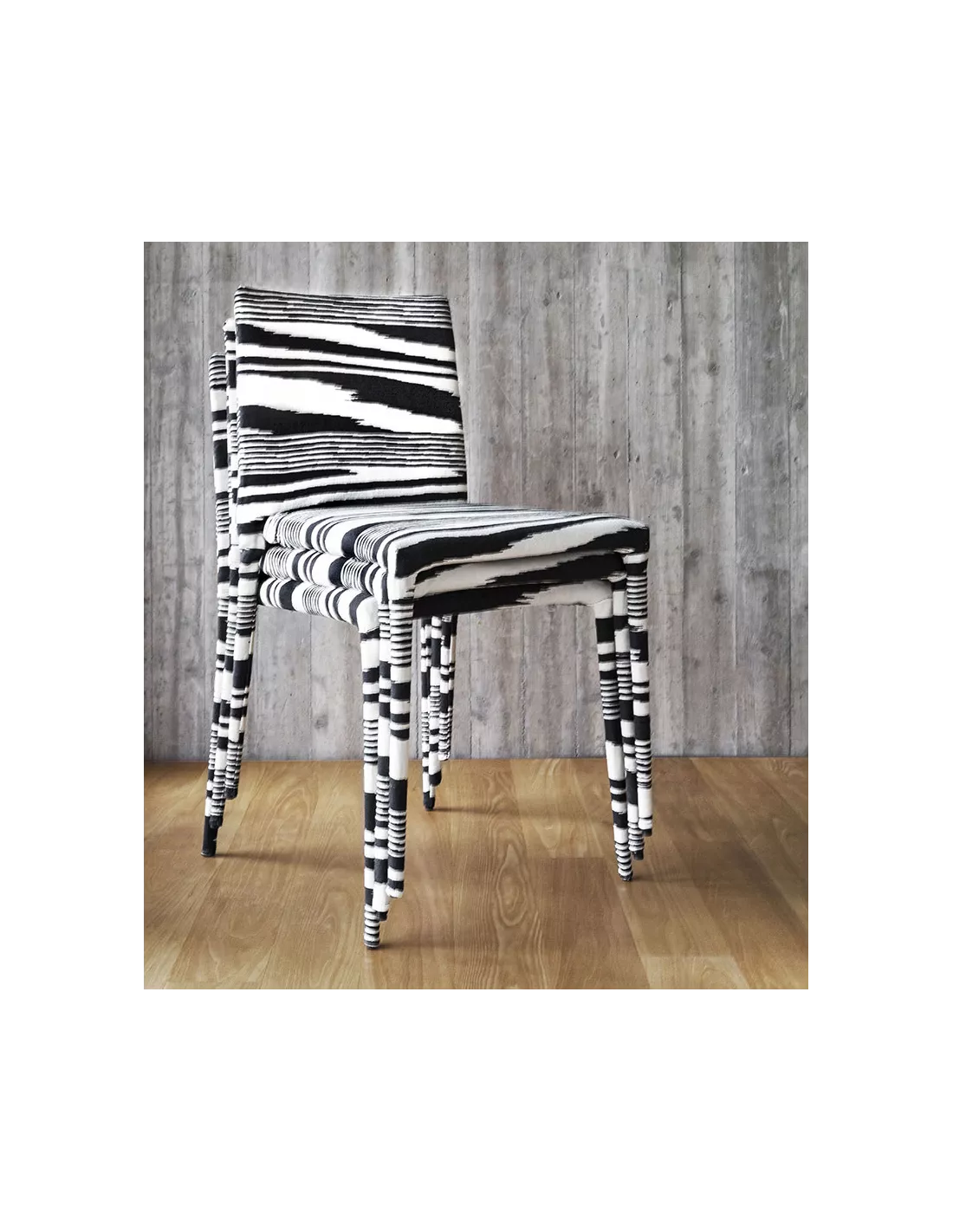 Chaise Miss Vulcano Rouge, Missoni Home 8 Chaise Miss Vulcano Rouge, Missoni Home – Image 6