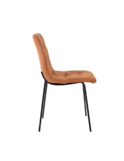 Chaise Rouille Liona -Deco En Ligne Soldes chaise rouille matelassee et surpiquee 2