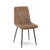 Chaise Tissu Beige Foncé Manta -Deco En Ligne Soldes chaise tissu beige fonce manta