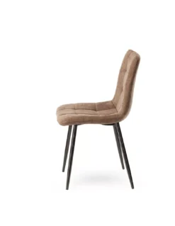 Chaise Tissu Beige Foncé Manta -Deco En Ligne Soldes chaise tissu beige fonce manta 3