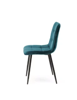 Chaise Canard Velours Manta -Deco En Ligne Soldes chaise velours matelasse canard 3