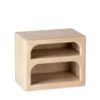 Chevet Beige En Bois Uyuni -Deco En Ligne Soldes chevet beige en bois de manguier