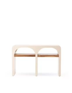 Console Comino écru 120cm -Deco En Ligne Soldes console comino ecru 120cm 2