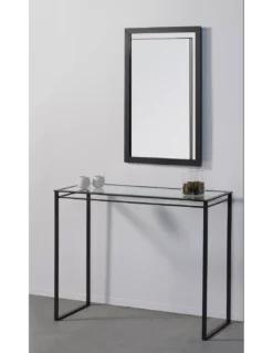 Console Graphic Anthracite/verre, Un Autre Regard