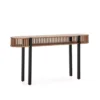Console Naturel/noir 150cm Louise, Thai Natura -Deco En Ligne Soldes console naturelnoir 150cm louise thai natura