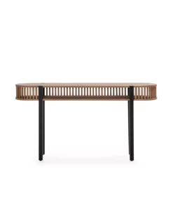Console Naturel/noir 150cm Louise, Thai Natura -Deco En Ligne Soldes console naturelnoir 150cm louise thai natura 3