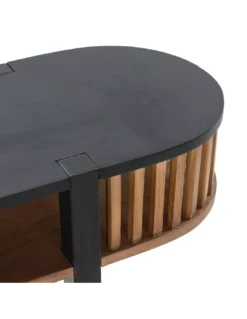 Console Noire 150cm Louise, Thai Natura -Deco En Ligne Soldes console noire 150cm louise thai natura 1