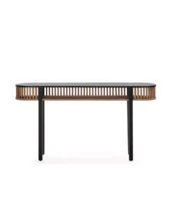 Console Noire 150cm Louise, Thai Natura -Deco En Ligne Soldes console noire 150cm louise thai natura 3