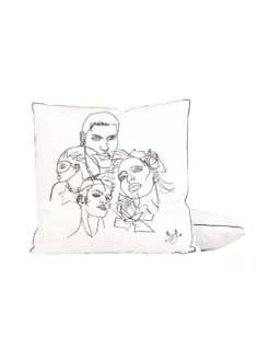 Coussin Amitiés Blanc, Jean Paul Gaultier