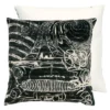 Coussin Confession Noir, Jean Paul Gaultier -Deco En Ligne Soldes coussin confession noir jean paul gaultier