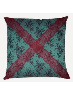 Coussin Féminine Pétrole Rouge Jean Paul Gaultier