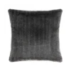 Coussin Kinta Carré Carbone Fausse Fourrure, Vivaraise -Deco En Ligne Soldes coussin kinta carre carbone fausse fourrure vivaraise