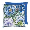 Coussin Rose De Damas Cobalt, Designers Guild