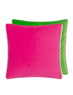 Coussin Varese Fuchsia & Malachite, Designers Guild
