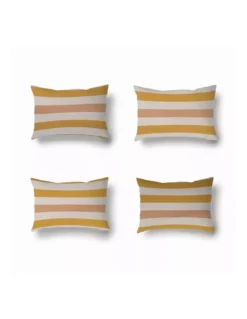 Coussins Rectangles Valerie Boulevard Raspail Miel, Les Toiles Du Soleil