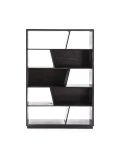 Etagère Noire En Bois, Thai Natura