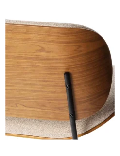 Fauteuil Kuji Beige -Deco En Ligne Soldes fauteuil beigebrun scandinave en tissu 3