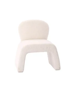 Fauteuil Blanc Bouclettes Bert