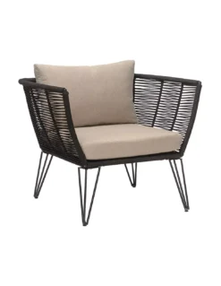 Fauteuil D'extérieur Mundo Noir, Bloomingville