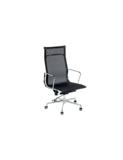 Fauteuil De Bureau Noir Bari, Thai Natura