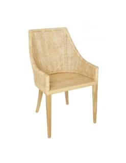 Fauteuil De Table Cannage Rotin Saigon, KOK Maison